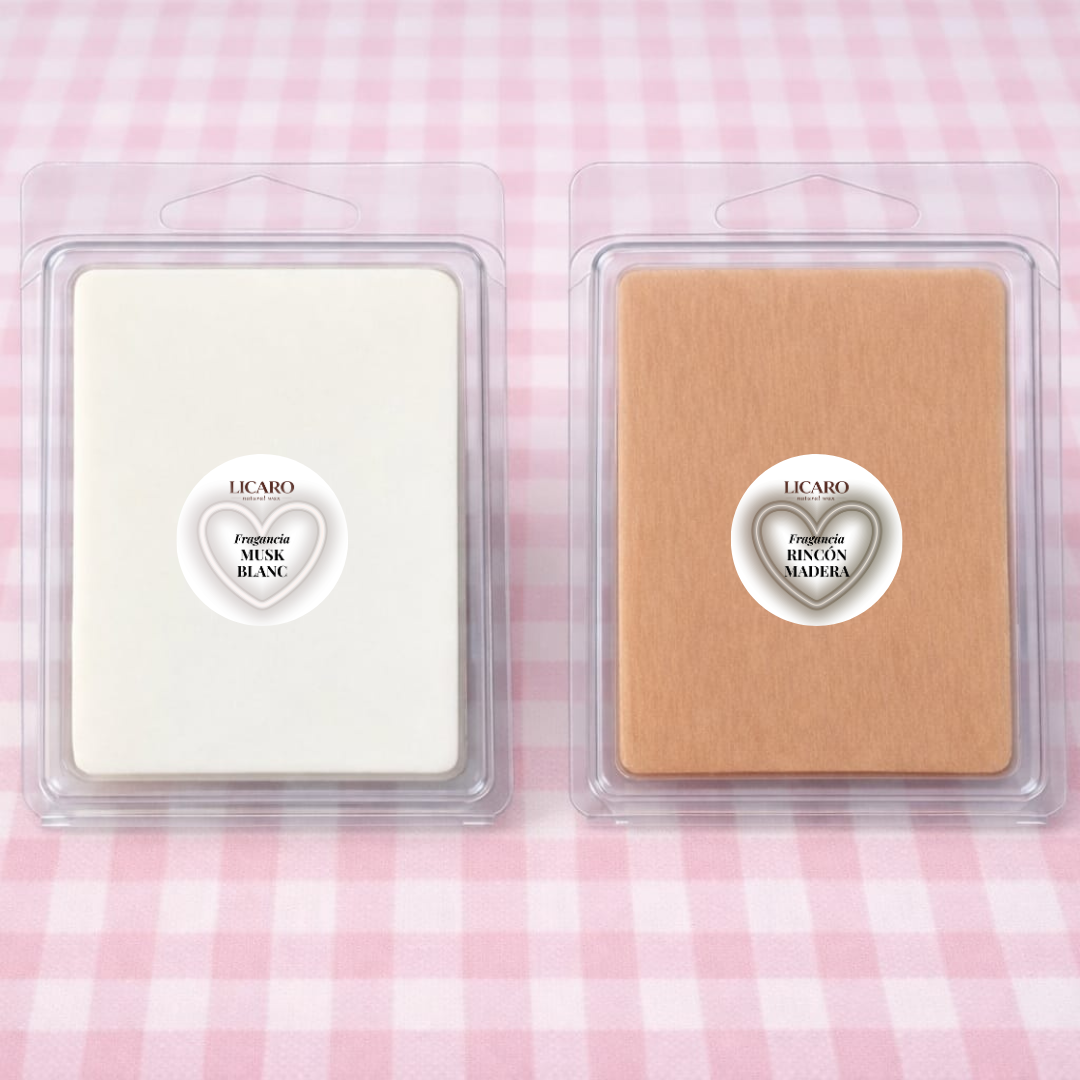 Pack 2 Wax Melts Refugio– Musk y Madera Secos | LICARO